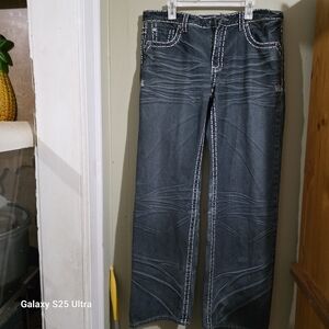Men's Bootcut Jeans in Dark Gray Used Size 40